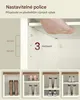 Botník s posedom LSB036W02, 6 priehradiek, 29,5 x 100 x 50 Náhľad obrázku produktu 4