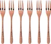 Sambonet Venezia Edelstahl/PVD Kupfer Set 6 Kuchengabeln Anteprima dell’immagine prodotto 1