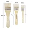 Mont Marte Gesso Pinsel Set 3-teilig – Flachpinsel in Größe Produktbild-Vorschau 2