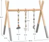 Kondela Montessori Holz-Spielbogen Stares - Natur / Grau Produktbild-Vorschau 3