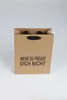24er Set Geschenktüten aus Kraftpapier mit Sprüchen – Produktbild-Vorschau 6