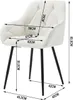 WOLTU Esszimmerstuhl, ergonomischer Sessel, aus Samt, Produktbild-Vorschau 7