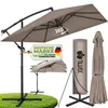 Parasol rectangulaire tillvex® en aluminium Ø 330 cm, Voir les images du produit 1