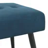 Banc vidaXL à capitonnage, bleu, 60 x 40 x 45 cm, velours Voir les images du produit 6