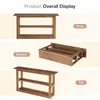 Consoletafel van massief hout, 140 cm hoog, drietraps Productafbeelding-voorbeeld 4