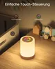 Nachttischlampe, LED Tischleuchte, Touch Dimmbar mit 10 Produktbild-Vorschau 3