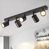 ZMH LED Deckenleuchte Schwarz 5 Flammig Deckenlampe  Produktbild-Vorschau 1
