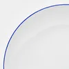 Kombiservice Blueline 24-teilig Porzellan weiß mit blauem Produktbild-Vorschau 5