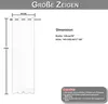 A diagram showing the dimensions of a curtain, with labels for width and height. Produktbild-Vorschau
