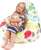 Ecopuf - Sitzsack Bean Bag 90x110cm - Oscar Modern Muster Produktbild-Vorschau 4