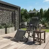 Chaise longue CampFeuer avec toit, anthracite, chaise Voir les images du produit 2