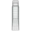 Gabionen mit Hochbogen 25Stk. 200x30x100/120cm Verzinktes Produktbild-Vorschau 5