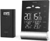 Hama Black Line - Stazione meteo - senza fili - Nero Anteprima dell’immagine prodotto 1
