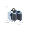 Sada 20 držiáků na nářadí, polyresin, černá/silver Náhled obrázku produktu 3