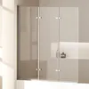 EMKE 120x140cm schermo doccia per vasca da bagno pieghevole Anteprima dell’immagine prodotto 9