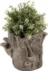 Clayre & Eef Blumentopf 20x18x18 cm Braun Stein Produktbild-Vorschau 3