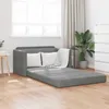 vidaXL Rozkladacia pohovka tmavosivá 124 x 71 x 78 cm zamat Náhľad obrázku produktu 2