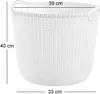 Curver Knit , 30 l, Prostokątny, Plastik, Beżowy, 380 mm, Podgląd zdjęcia produktu 8