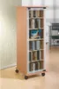 Holz CD DVD Stand Regal Valenza Glastür Produktbild-Vorschau 5