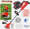 Elektro Akku Rasentrimmer mit 2 Akku und Ladegerät Produktbild-Vorschau 1