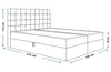 Boxspringbett 180x200 cm Jora - Doppelbett mit Matratze & Produktbild-Vorschau 4