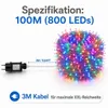 100M 800LEDs 8 Modi Lichterkette Strom, Timer, Produktbild-Vorschau 7