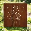 SET Sichtschutz Metall 3x mit Pusteblumenmotiv - 160 cm x Produktbild-Vorschau 6