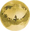 Palla da discoteca dorata di circa 20 cm con anima in Anteprima dell’immagine prodotto 1