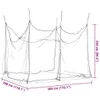 Zanzariera per Esterni 220 Maglie Bianca 300x300x250 cm Anteprima dell’immagine prodotto 8