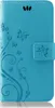 Handytasche für Huawei P30 Blumen Flip Cover Buchhülle mit Produktbild-Vorschau 4