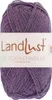 A ball of purple yarn with a white label. Produktbild-Vorschau