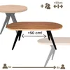 Table ronde VENTO 90 cm, extensible jusqu'à 140 cm, pour la Voir les images du produit 6