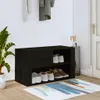 vidaXL Botník černý 80x35x45 cm Dřevěný materiál Náhled obrázku produktu 2