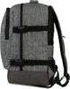 A side view of a gray backpack. Produktbild-Vorschau