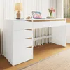 Scrivania 140x50, 5 cassetti, grande scrivania per Anteprima dell’immagine prodotto 4