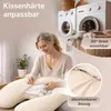 ELONEO Seitenschläferkissen mit Bezug, Stillkissen, Produktbild-Vorschau 5