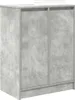 vidaXL Botník betonový šedý 57x34x76 cm materiál na bázi Náhled obrázku produktu 4