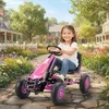 AIYAPLAY Gokart, Tretauto mit Handbremse, verstellbarem Produktbild-Vorschau 2