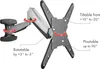 Schwaiger WAH 23"-55" 1TFT 3 articulations Max8-30KG Voir les images du produit 10