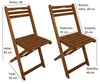 DEGAMO Klappstuhl Gartenstuhl Holzstuhl PORTO, Eukalyptus Produktbild-Vorschau 5
