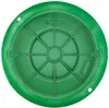 A green, circular manhole cover with a ribbed interior. Produktbild-Vorschau