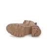 The bottom view of a beige boot. Produktbild-Vorschau