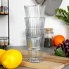 Tre bicchieri alti da 270 ml - vetro spesso e trasparente Anteprima dell’immagine prodotto 7