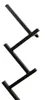 DanDiBo Garderobe Wand Schwarz Metall 96281 Flur Produktbild-Vorschau 4