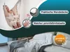 Wendedecke Lammfellimitat-Strickdecke, ca. 150x200, grau Produktbild-Vorschau 2