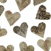 80 cuoricini in corteccia di betulla Ø 5 cm - decorazione Anteprima dell’immagine prodotto 3