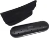 A black electric toothbrush case with a black fabric pouch. Produktbild-Vorschau