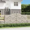 Gabionen mit Hochbogen 4 Stk. 300x50x140/160cm Verzinktes Produktbild-Vorschau 1