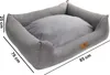 Hundebett, Waschbares Hundesofa mit Rand, 85x70 cm, Cordura Produktbild-Vorschau 2