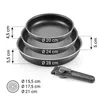 Tescoma Bratpfannen-Set mit abnehmbarem Griff VARIO, Produktbild-Vorschau 5